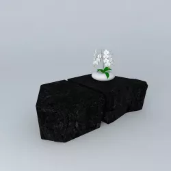 Coal Coffee Table 3D model