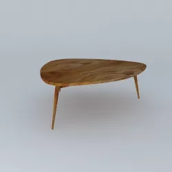 Coffee table Endersen houses the world 3D model