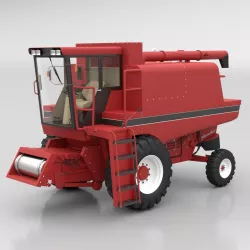 Combine Harvester 3D model