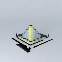 Cubical Step Center 3D model