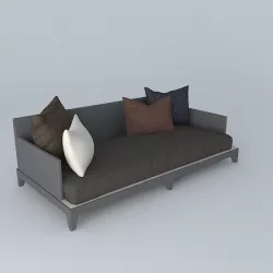 Day Bed 3D model