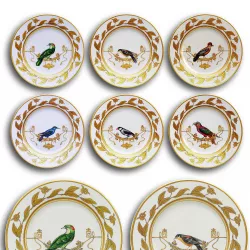 Decorative plate set 1 3D model