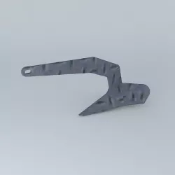 Delta anchor 4 kg 3D model
