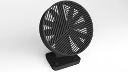 Desktop Fan - 3ds Max 3D model
