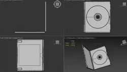 Disc Case with CD 3D model