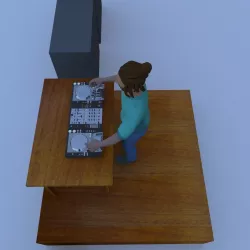 Dj Deejay Trance 3D model