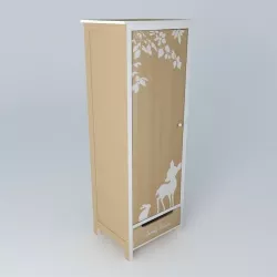 Dressing child LAPINOU houses the world 3D model