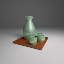 Drinking Set 3D model