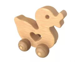 Duck wooden 3D model