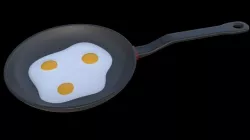 Egg Pan 3D model