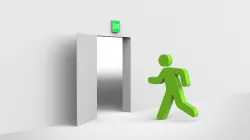 emergency exit 3D model