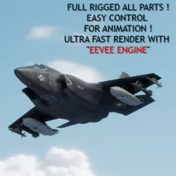 F-35B 3D model