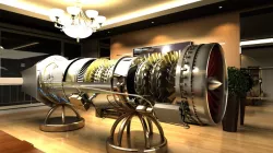 F119-PW engine F-22 Raptor Pratt Whitney 3D model