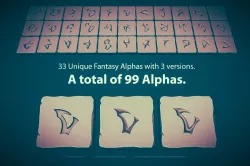 Fantasy Rune Alphas Texture