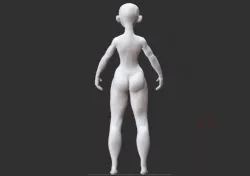 Female Base  3D model