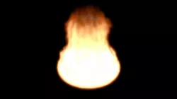Fire Simulation Low-poly  3D model