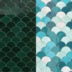 Fish tiles 3D model