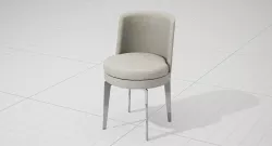 Flexform Feelgood Dining Chair UE4 Low-poly  3D model