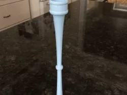 Flute candleholder
