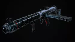 Futuristic Sterling MK4 Low-poly  3D model