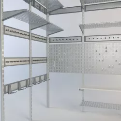 Garage shelving 3D model