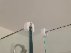 glass shower door magnet brackets