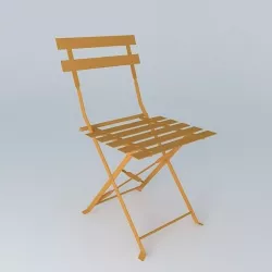 GUINGUETTE chair orange houses the world 3D model