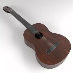 Guitar 3D model