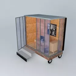HALF the cube CUBE 3D model
