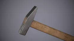 Hammer Simple Low-poly  3D model