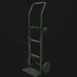 Hand Truck Low-poly  3D model