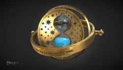 Harry Potter Time Turner Low-poly  3D model