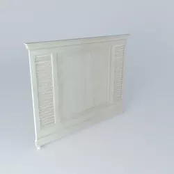 Headboard Castile houses the world 3D model