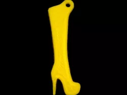 High heel boot keychains/earrings with Solidworks 2014 Source