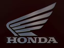 Honda  Logo Wing Version motorcylce emblem 3D model