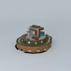 Hotel Keyhole 3D model