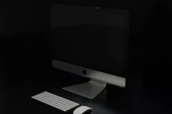 iMac set 3D model