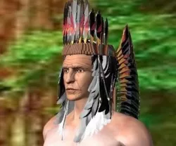Indian face 3D model