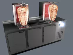 Industrial Doner Kebab Machine 3D model