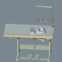 Industrial overlock Yamata FY757A 3D model