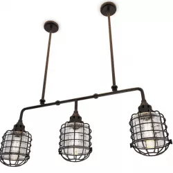 Industrial Trio Pendant Light Connell  3D model