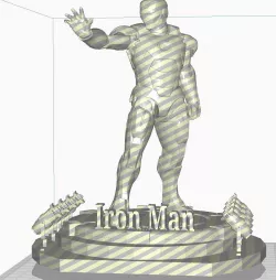 Iron Man with Led Spot STL Format 3D model