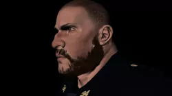 Jack a cop Low-poly  3D model