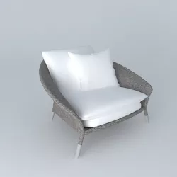 Janus et Cie Strada Lounge Chair 3D model