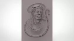 Jesus wall decor 3d stl models for artcam and aspire 3D model
