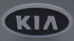kia logo 3D model