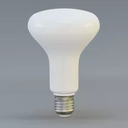 LED bulged reflector bulb Low-poly  3D model
