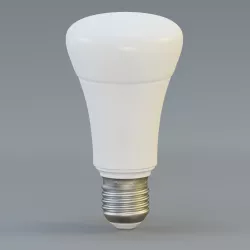 LED krypton bulb Low-poly  3D model
