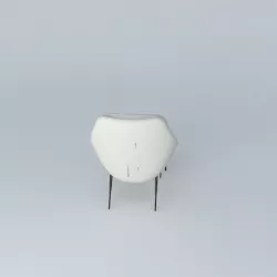 Lounge and Ottoman 3D model