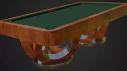 Luxury Pool Table 3D model